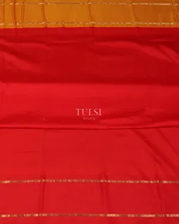 Yellow Printed Soft Silk Saree T5129163