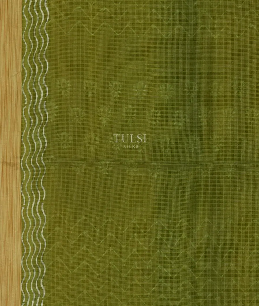 Yellow Kota Cotton Saree T5122593