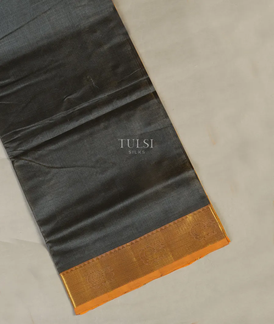 Grey Silk Cotton Saree T507897-image