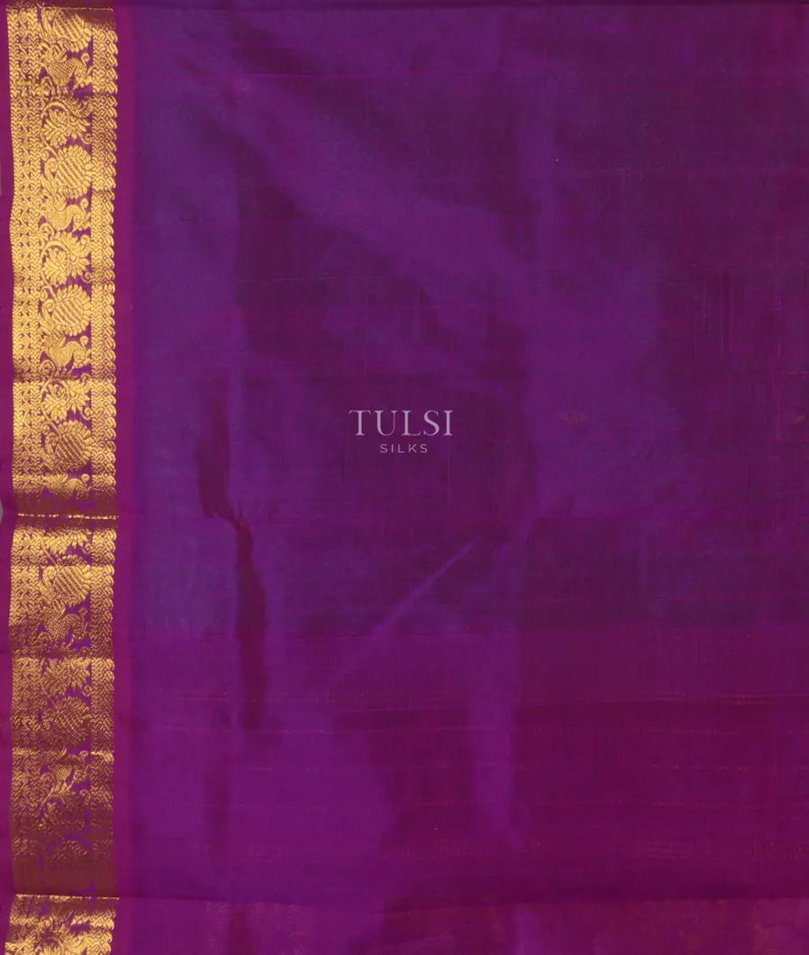 Green Silk Cotton Saree T5078433