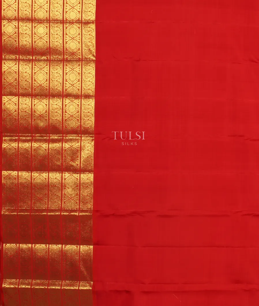 Cream Kanjivaram Silk Saree T5114013