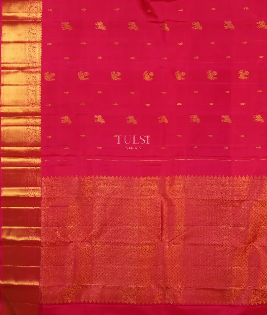 Magenta Kanjivaram Silk Saree T4864494