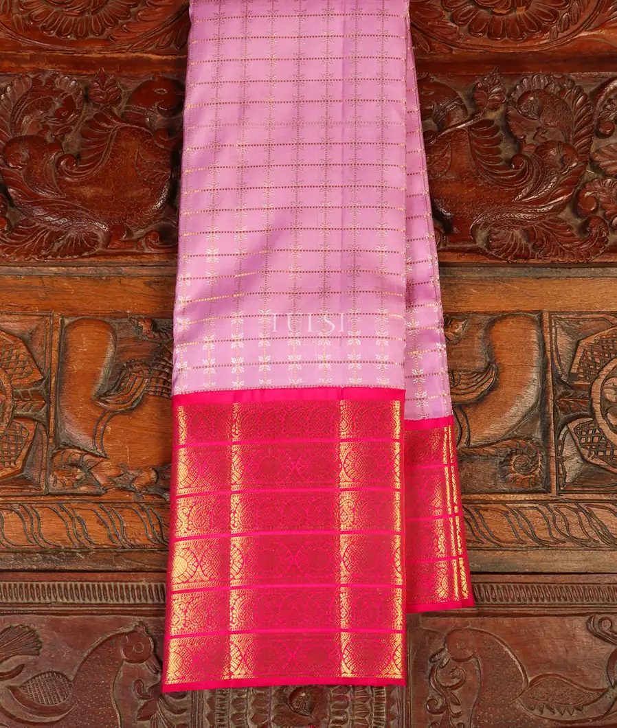 Lavender Kanjivaram Silk Saree T507390-image