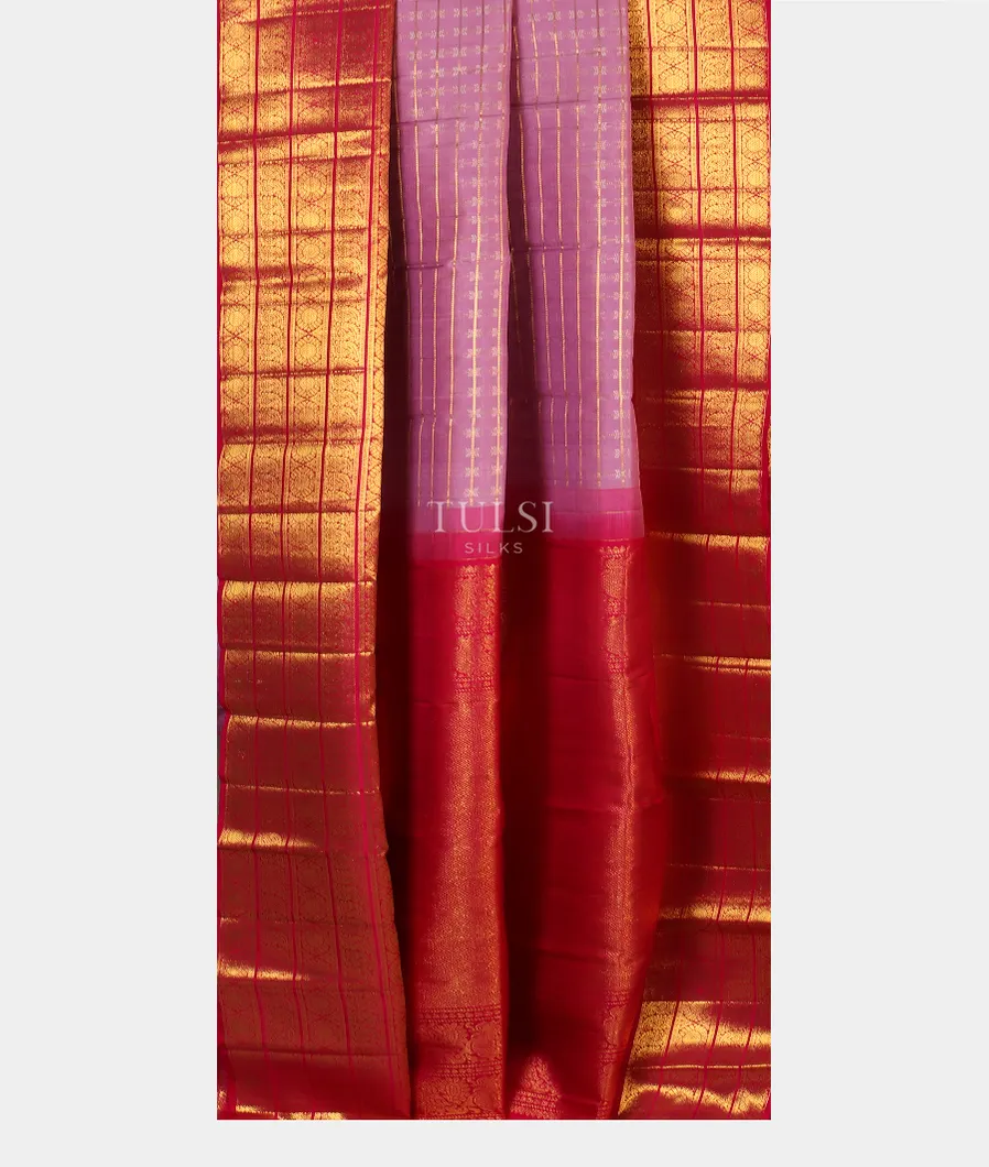 Lavender Kanjivaram Silk Saree T5073902