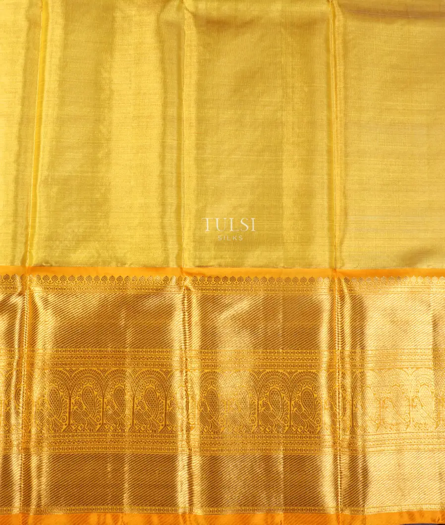 Off - White Tissue Kanjivaram Silk Pavadai T5047252