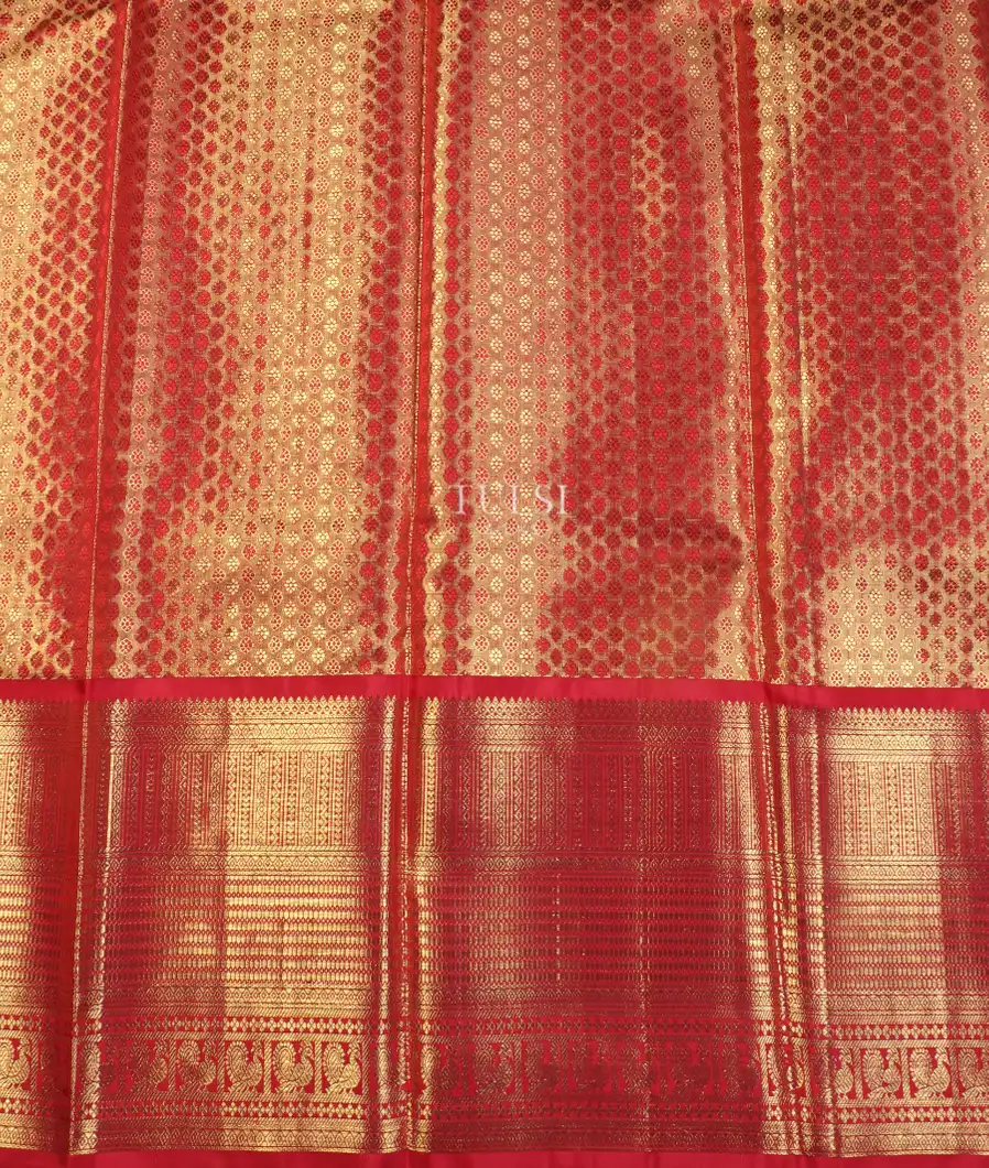 Blue Tissue Kanjivaram Silk Pavadai T4829542
