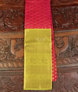 Magenta Kanjivaram Silk Pavadai T3995631