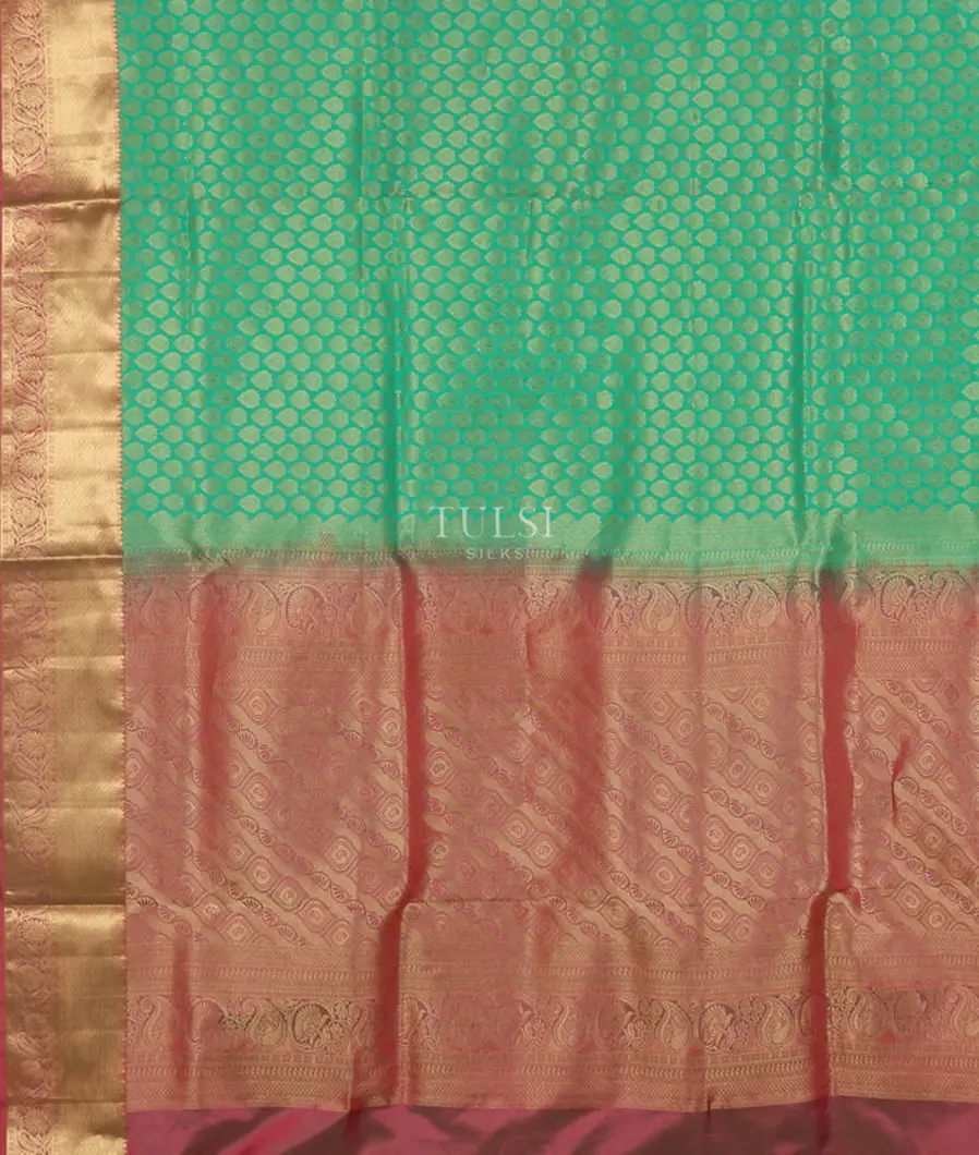 Green Soft Silk Saree T3913474