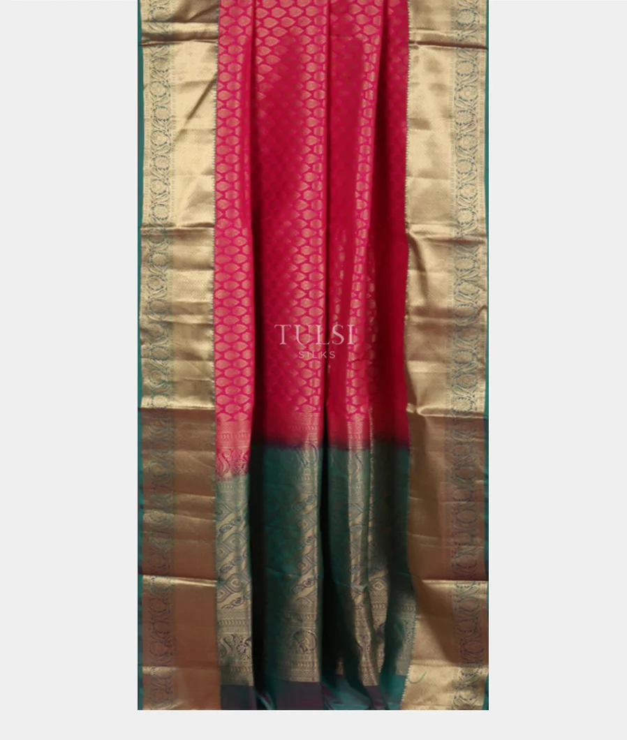 Magenta Soft Silk Saree T3858822