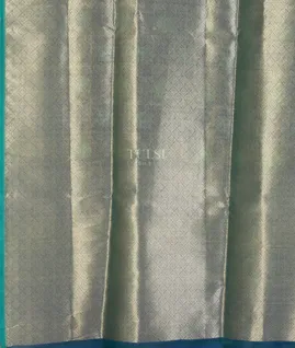 Blue Banaras Organza Saree T5103573