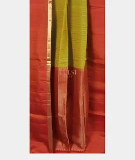 Yellowish Green Soft Silk Saree T5016292