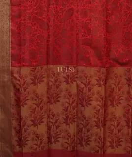 Red Soft Silk Saree T5123434