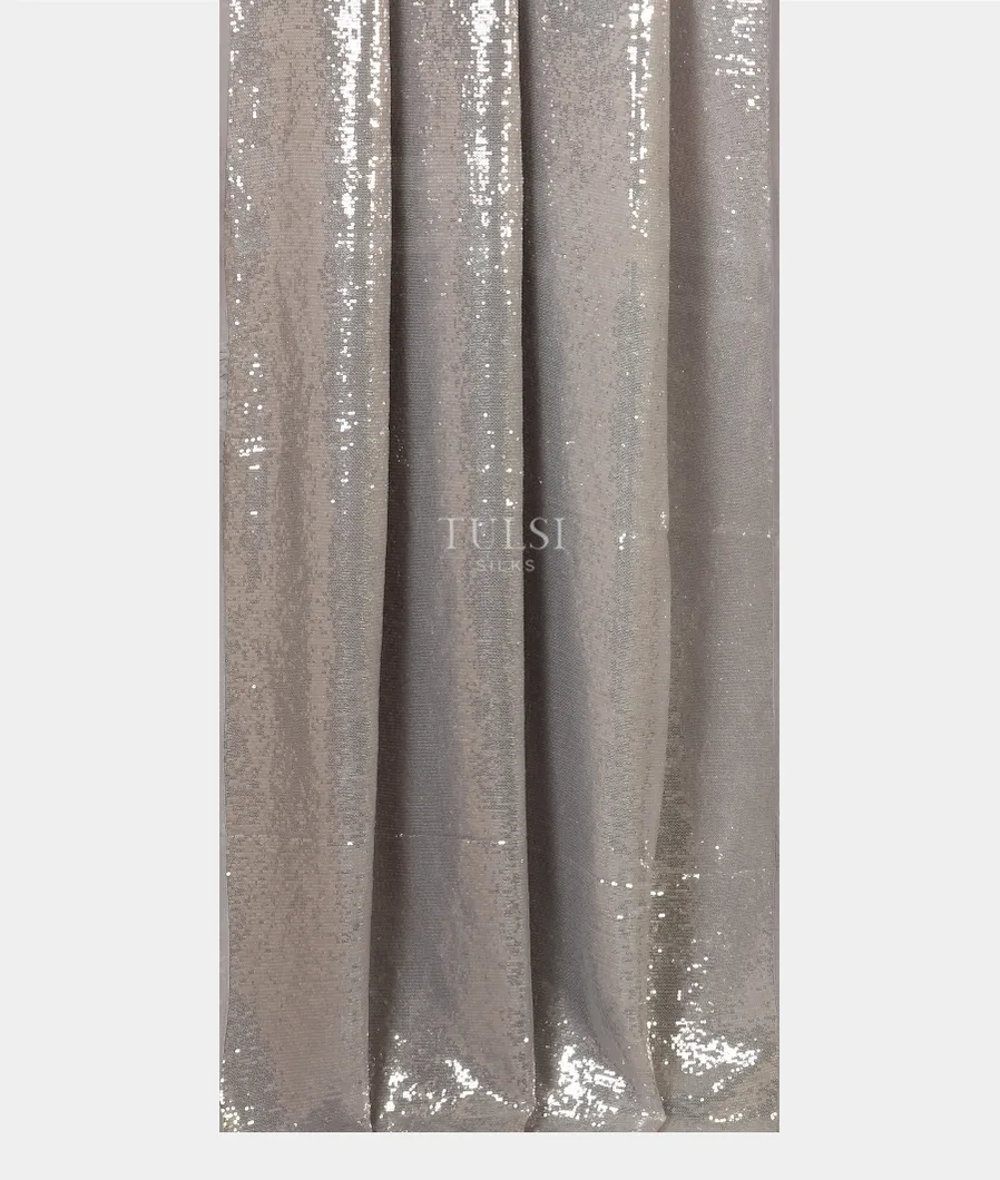 Bluish Grey Georgette Silk Embroidery Saree T4471002