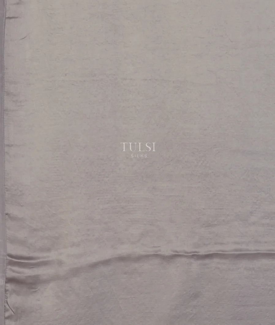 Bluish Grey Georgette Silk Embroidery Saree T4471003