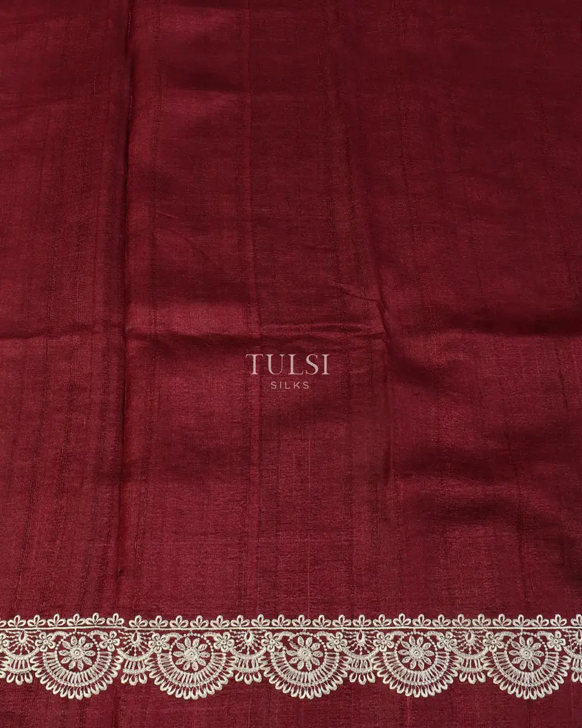 maroon-tussar-embroidery-saree-t512692-t512692-c