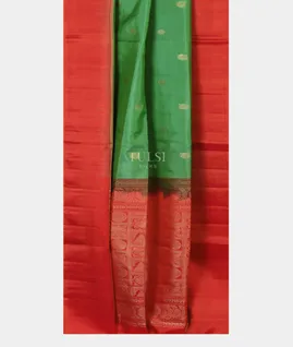 Green Soft Silk Saree T5036802