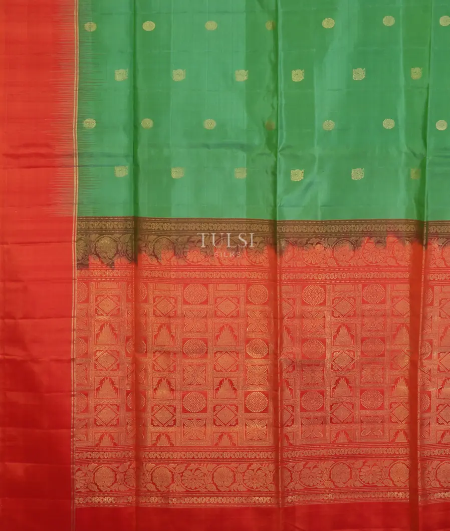 Green Soft Silk Saree T5036804