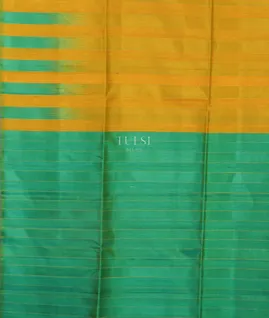 Yellowish Green Soft Silk Saree T5016884