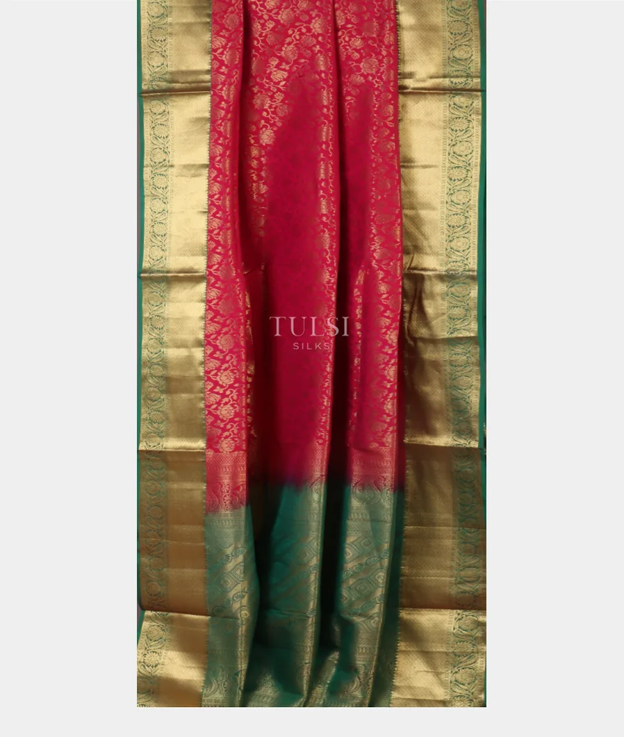 Magenta Soft Silk Saree T3858832