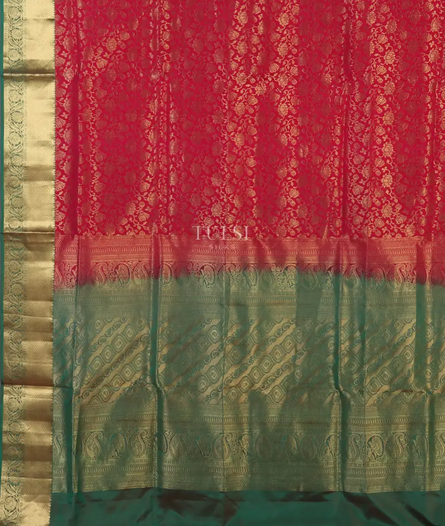 Magenta Soft Silk Saree T3858834