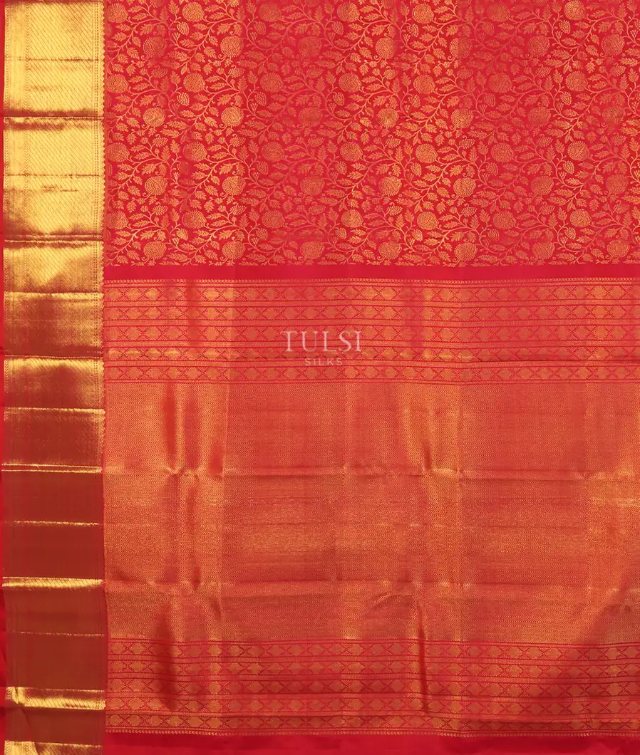 Red Kanjivaram Silk Saree T4824844