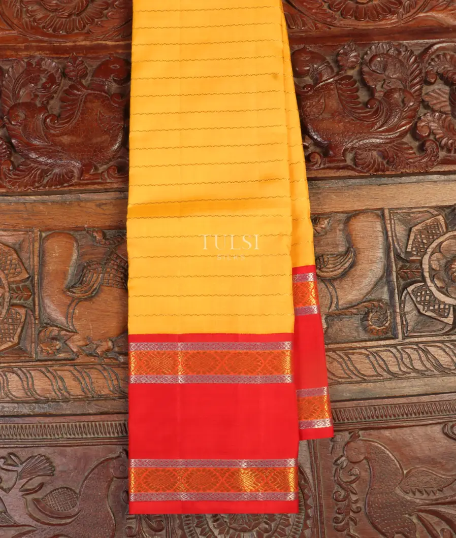 Yellow Kanjivaram Silk Saree T374903-image