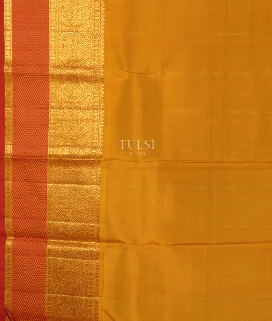 Bottle Green Kanjivaram Silk Saree T4067863