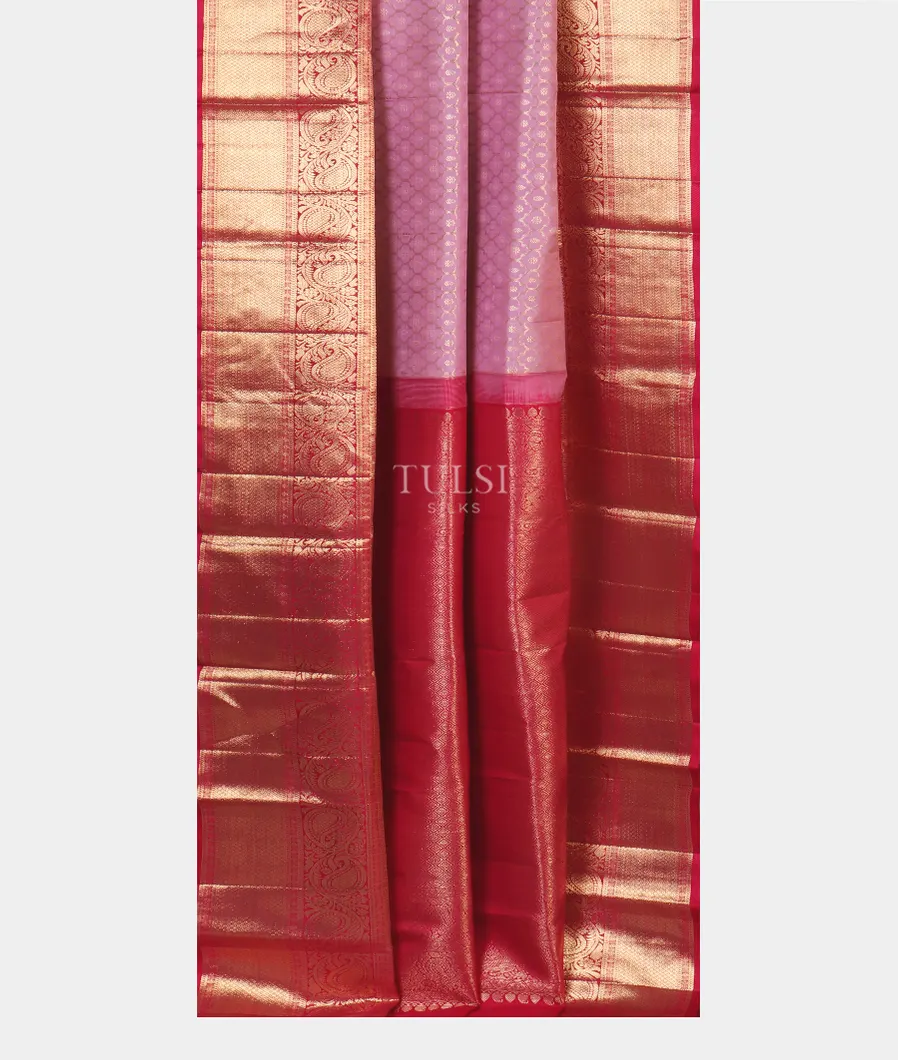 Lavender Kanjivaram Silk Saree T5043562