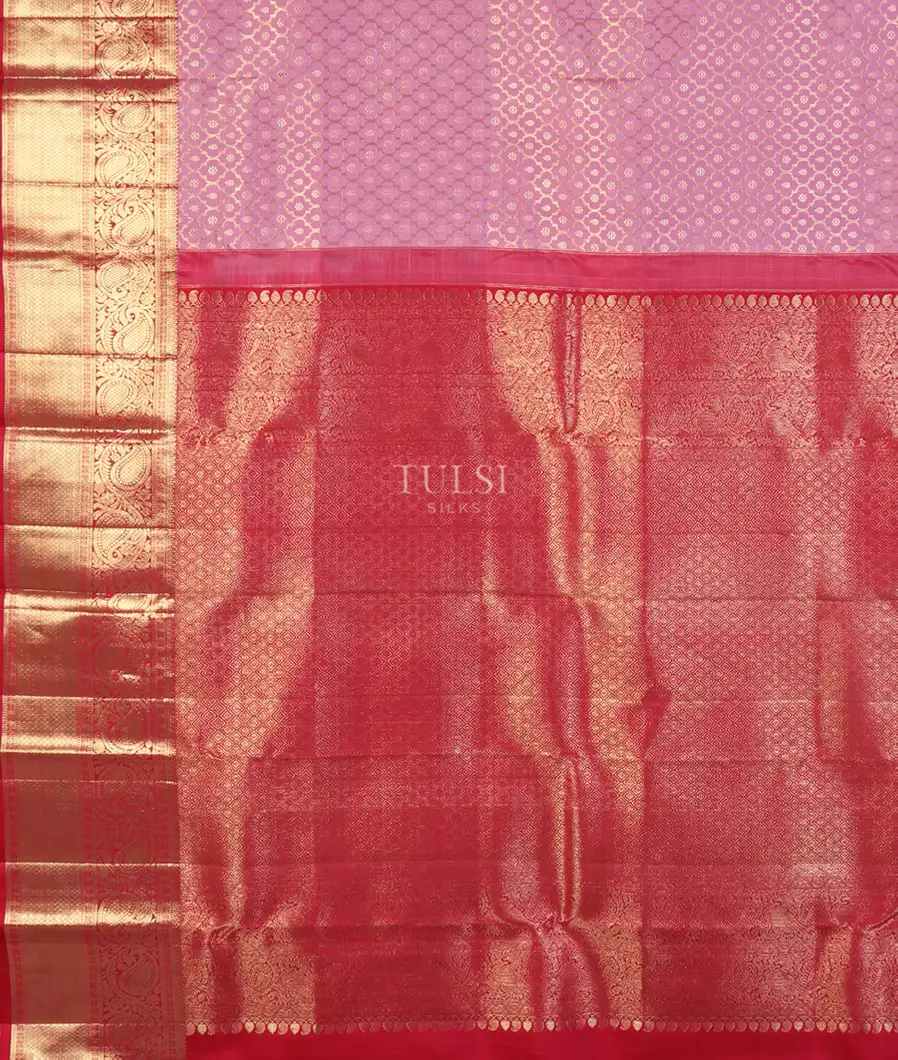 Lavender Kanjivaram Silk Saree T5043564