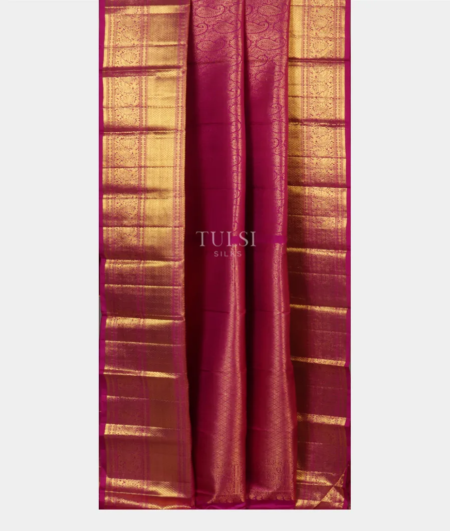 Purple Kanjivaram Silk Saree T4410092