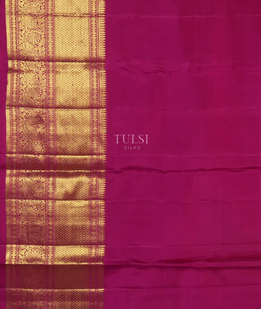Purple Kanjivaram Silk Saree T4410093