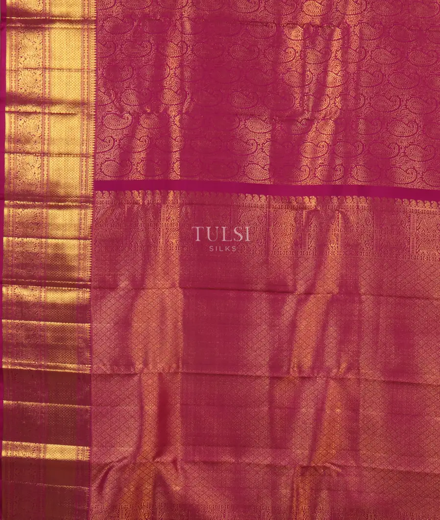 Purple Kanjivaram Silk Saree T4410094