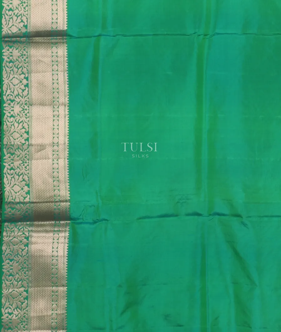 Green Soft Silk Saree T4541723