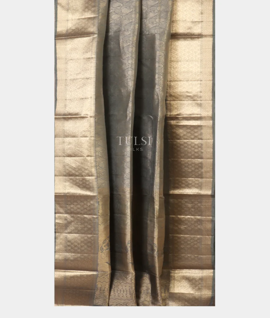 Grey Soft Silk Saree T5013752