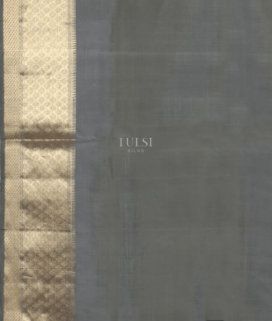 Grey Soft Silk Saree T5013753