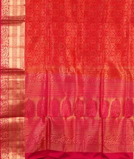 Red Soft Silk Saree T3955864