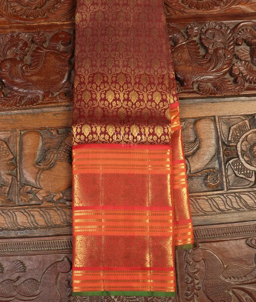Brown Kanjivaram Silk Saree T420892-image