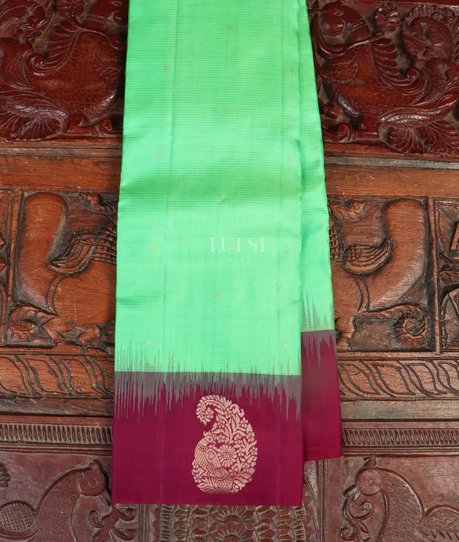 Light Green Soft Silk Saree T95004-image