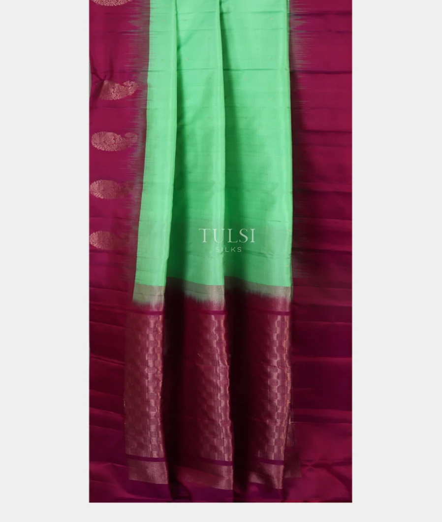 Light Green  Soft Silk Saree T950042