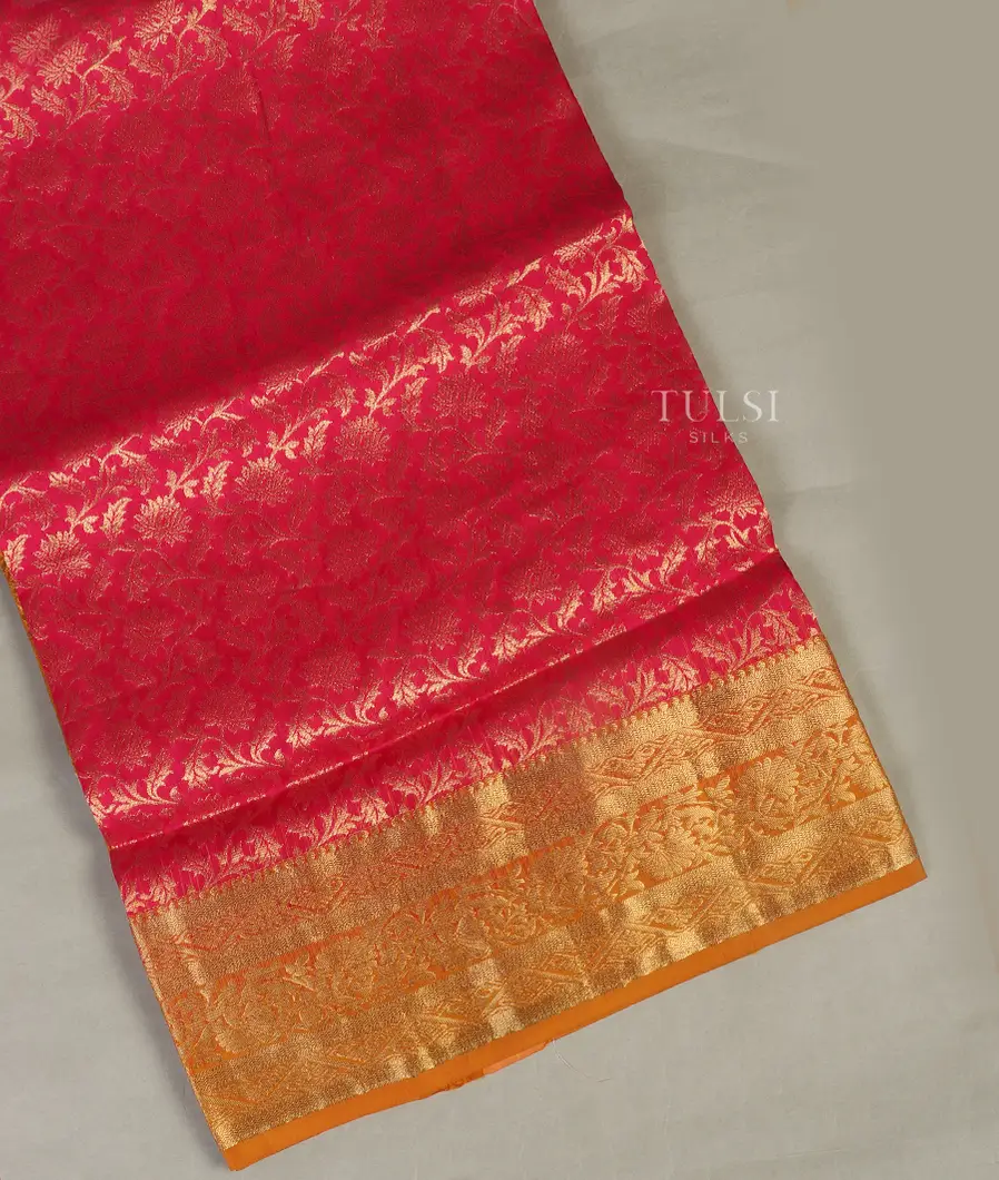 Magenta Soft Silk Saree T394376-image