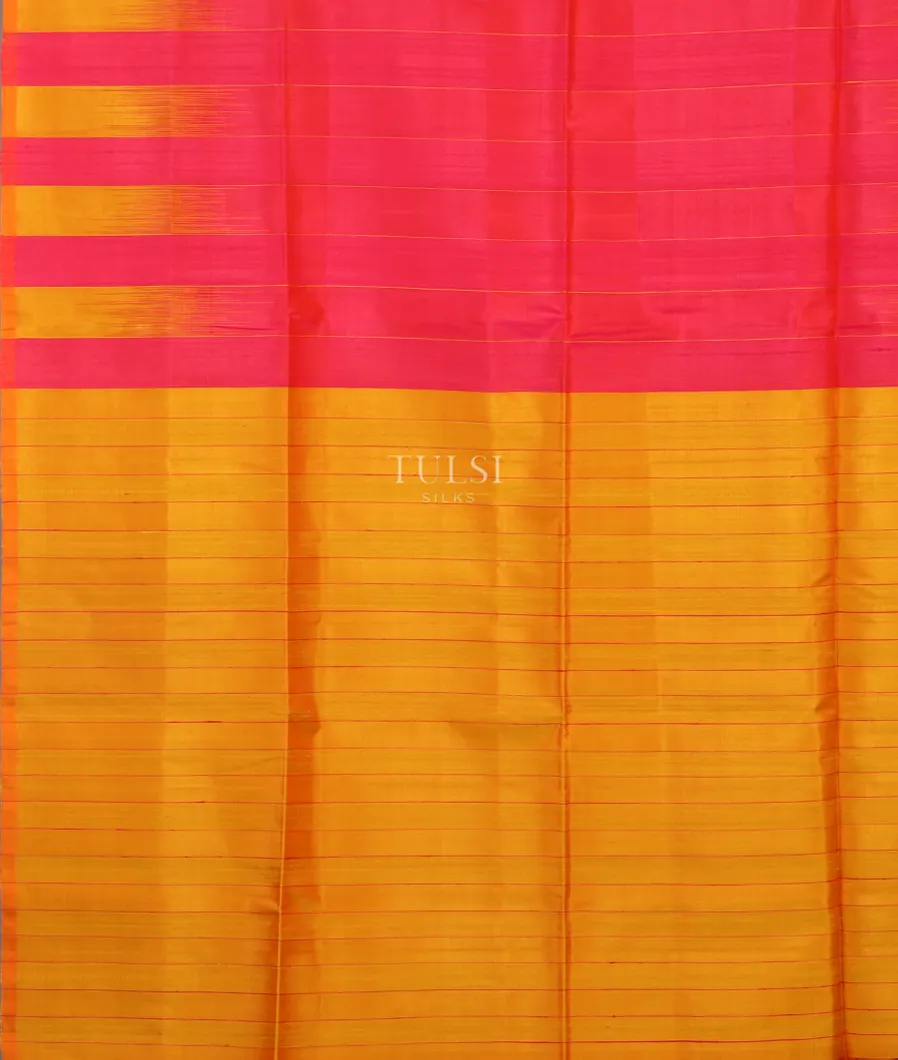 Pink Soft Silk Saree T5016874