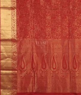 Red Soft Silk Saree T3913124