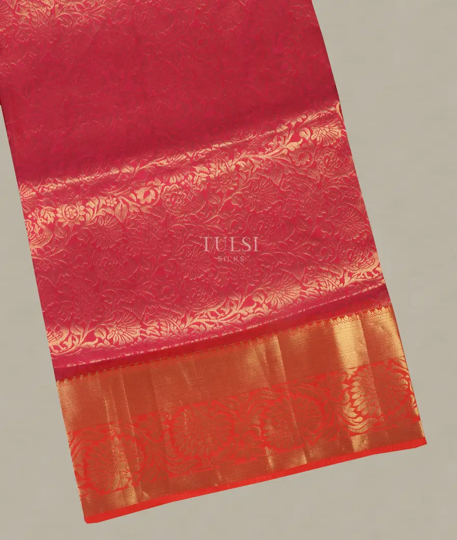 Magenta Soft Silk Saree T409036-image