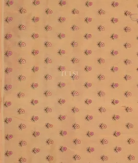 Peach Kora Organza Embroidery Saree T3966753