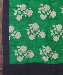 Green Matka Tussar Saree T1987664