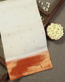 White Paithani Silk Saree T5012691