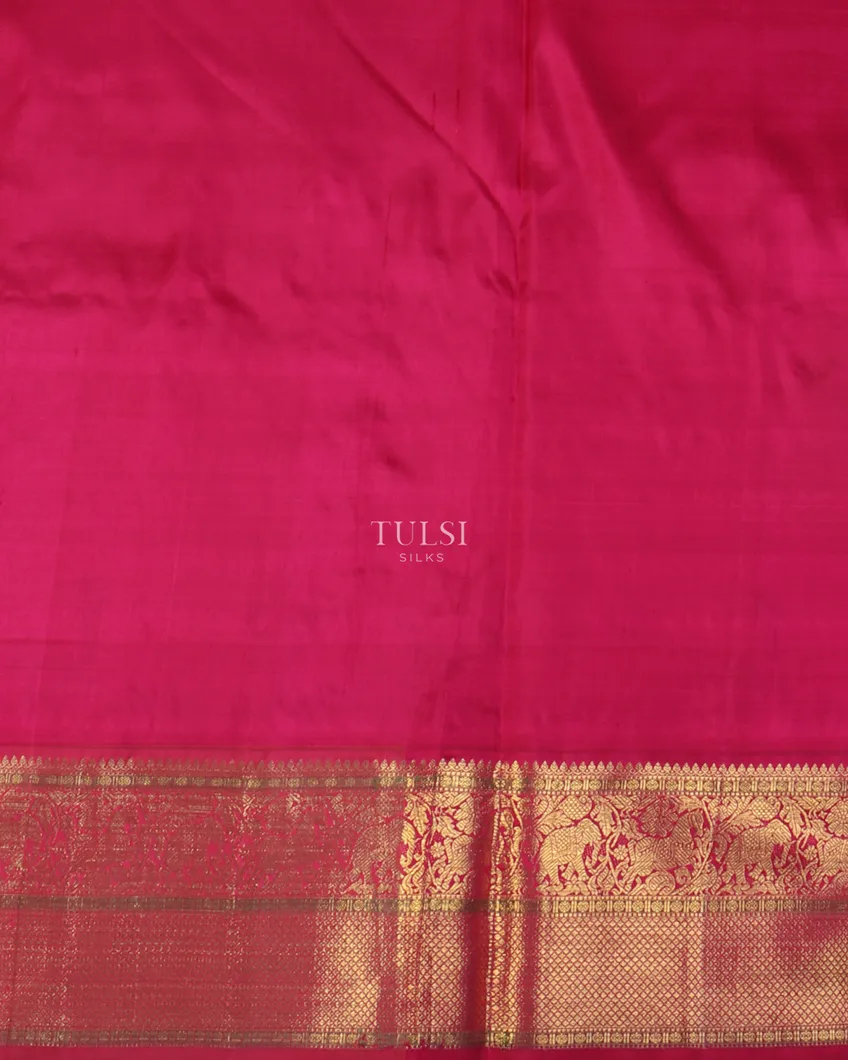 Beige Kanjivaram Cutwork Silk Saree T5170083