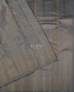 Grey Kanjivaram Silk Saree T5156322