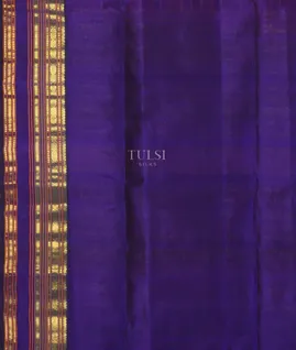 Purple Silk Cotton Saree T5182103