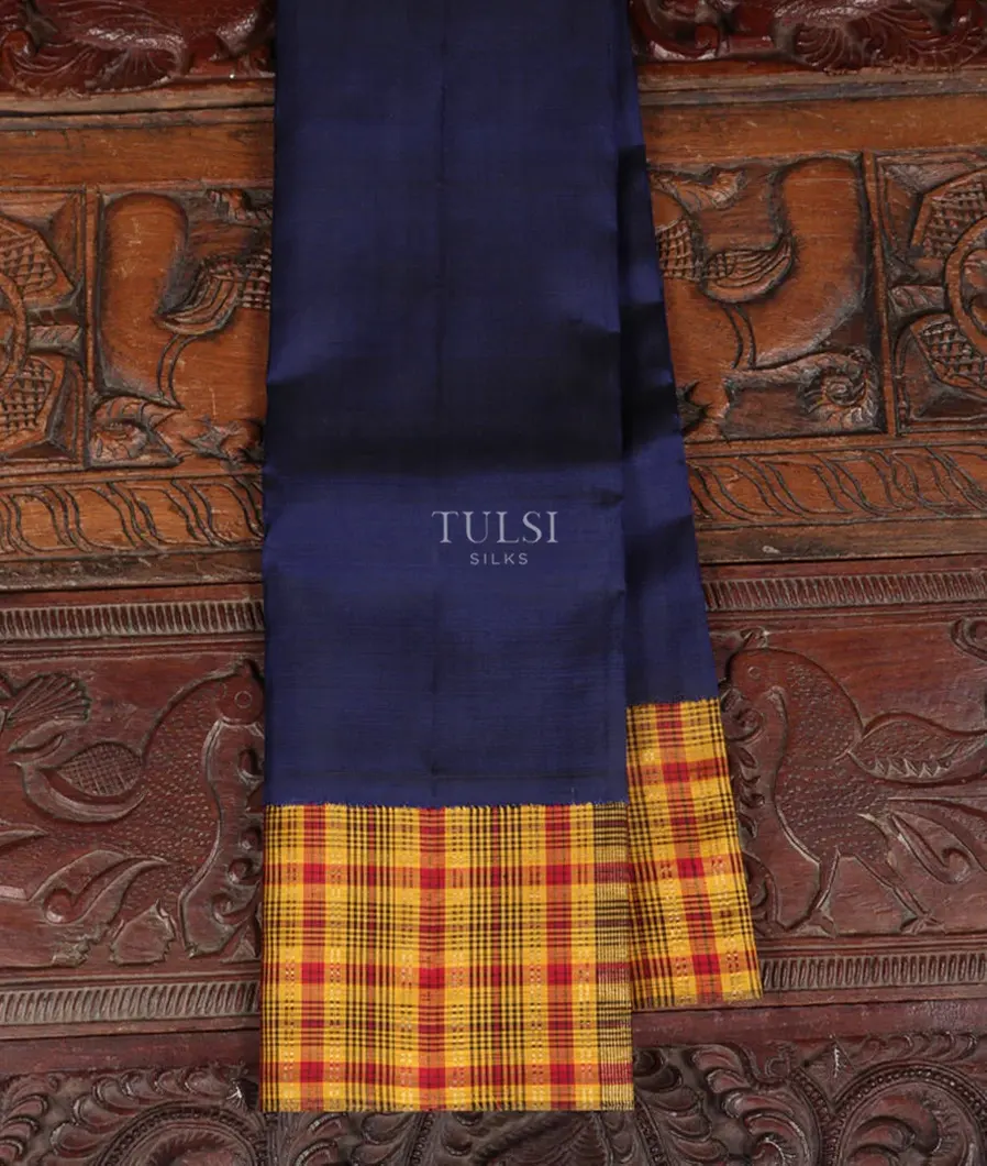 Blue Handwoven Kanjivaram Silk Saree T335412-image